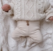 Spodnie bawełniane (little teddy beżowe) - 3
