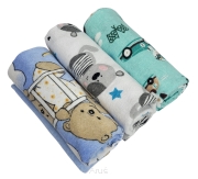 Pieluchy pieluszki flanelowe zestaw 3szt (E)