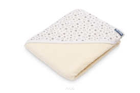 Sensillo okrycie kąpielowe ręcznik 100x100 bawełna (kremowe)