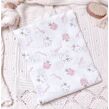 Pielucha pieluszka tetrowa kolorowa 70*80 (kotki różowo białe) - 3