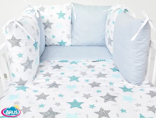 2 el.Pościel do łóżeczka 120x90 