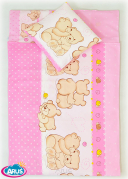 2 pościel do przedszkola 80*220 +gratis (różowy teddy)