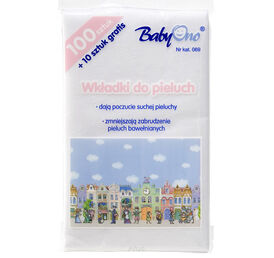 BabyOno wkładki do pieluszek 100+10 gratis (069)