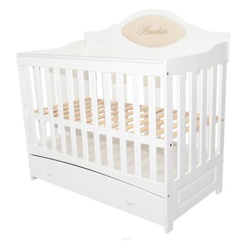 Łóżeczko białe z szufladą / tapczanik 