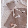 Muślinowa przytulanka Teddy Caramel + OPCJA haftu imienia - 5