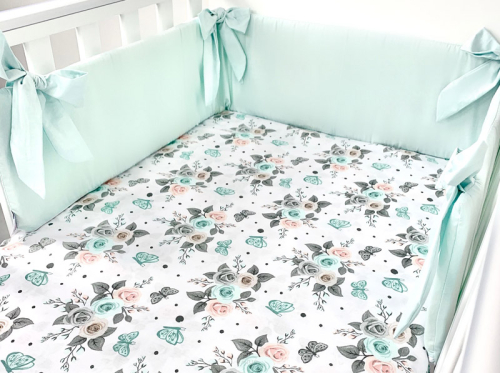 3 el.Pościel do łóżeczka 120x90 dwustronna 