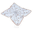 Koc muślinowy dwustronny 100x75 (dmuchawce beżowe +beż) - 4