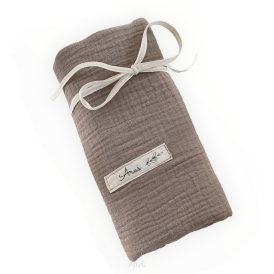 Otulacz pieluszka muślinowa Double Gauze 1szt (karmelowy brąz)