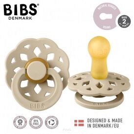 BIBS smoczek uspokajający kauczukowy 6+ M Boheme (vanilla)