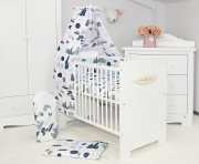 ARUŚ 4 el. pościel do łóżeczka 120*90 (158-samochody w górach)