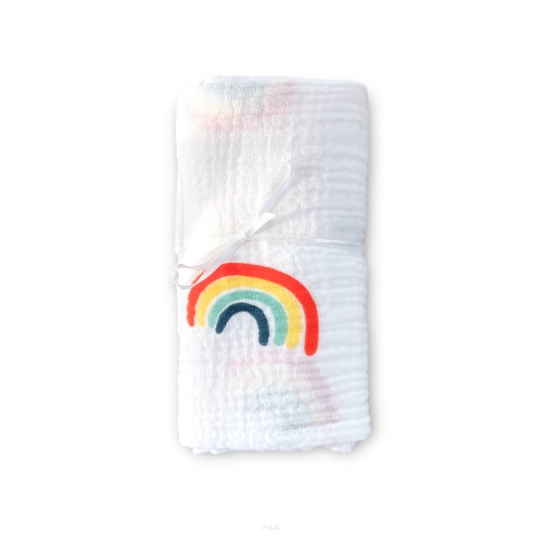Otulacz pieluszka muślinowa Double Gauze 1szt  (Tęcza)