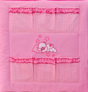 Outfit with pockets for odds and ends with embroidery