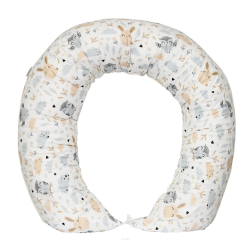 Poduszka do spania dla kobiet w ciąży do karmienia duża (jeżyki beżowe)