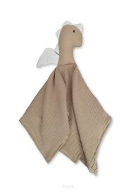 Przytulanka muślinowa SMOK handmade 100% bawełna dla niemowląt (toffi)