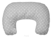 Poduszka do karmienia rogal fasolka (popielate grochy)