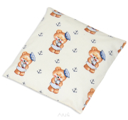 Poszewka na poduszkę Jaś 40x40 (miś marynarz)