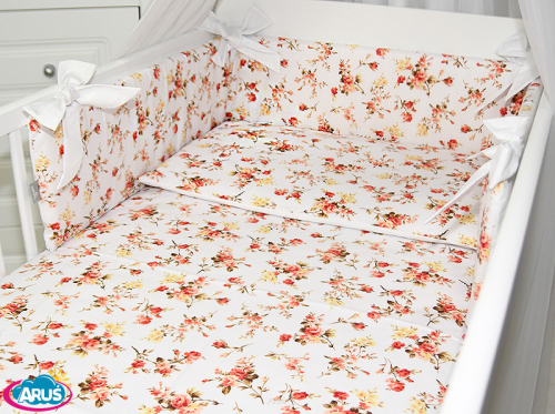 3 el.Pościel do łóżeczka 120x90 dwustronna 