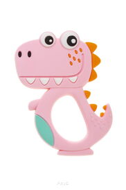 Gryzak silikonowy DINO różowy BOC0508