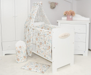 ARUŚ 4 el. pościel do łóżeczka 120*90 (145-jeżyki beżowe)