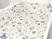 ARUŚ 3 el. pościel do łóżeczka 120*90 (164-sarenki beżowe)