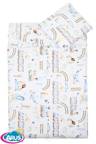 5 pościel do przedszkola 80*220 z workiem+gratis (ciuchcia brązowa)