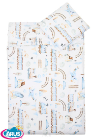 5 pościel do przedszkola 80*220 z workiem+gratis (ciuchcia brązowa)