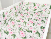 ARUŚ 2 el. pościel do łóżeczka 120*90 (157-różowy garden)