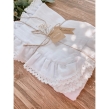 3 el.pościel muślin muślinowa z muśliny z falbanką (biała z koronką) - 5