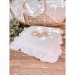 3 el.pościel muślin muślinowa z muśliny z falbanką (biała z koronką) - 6