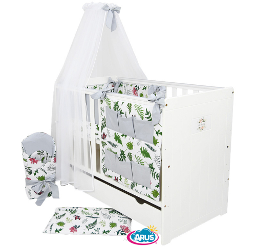 4 el.Pościel do łóżeczka 120x90 dwustronna 